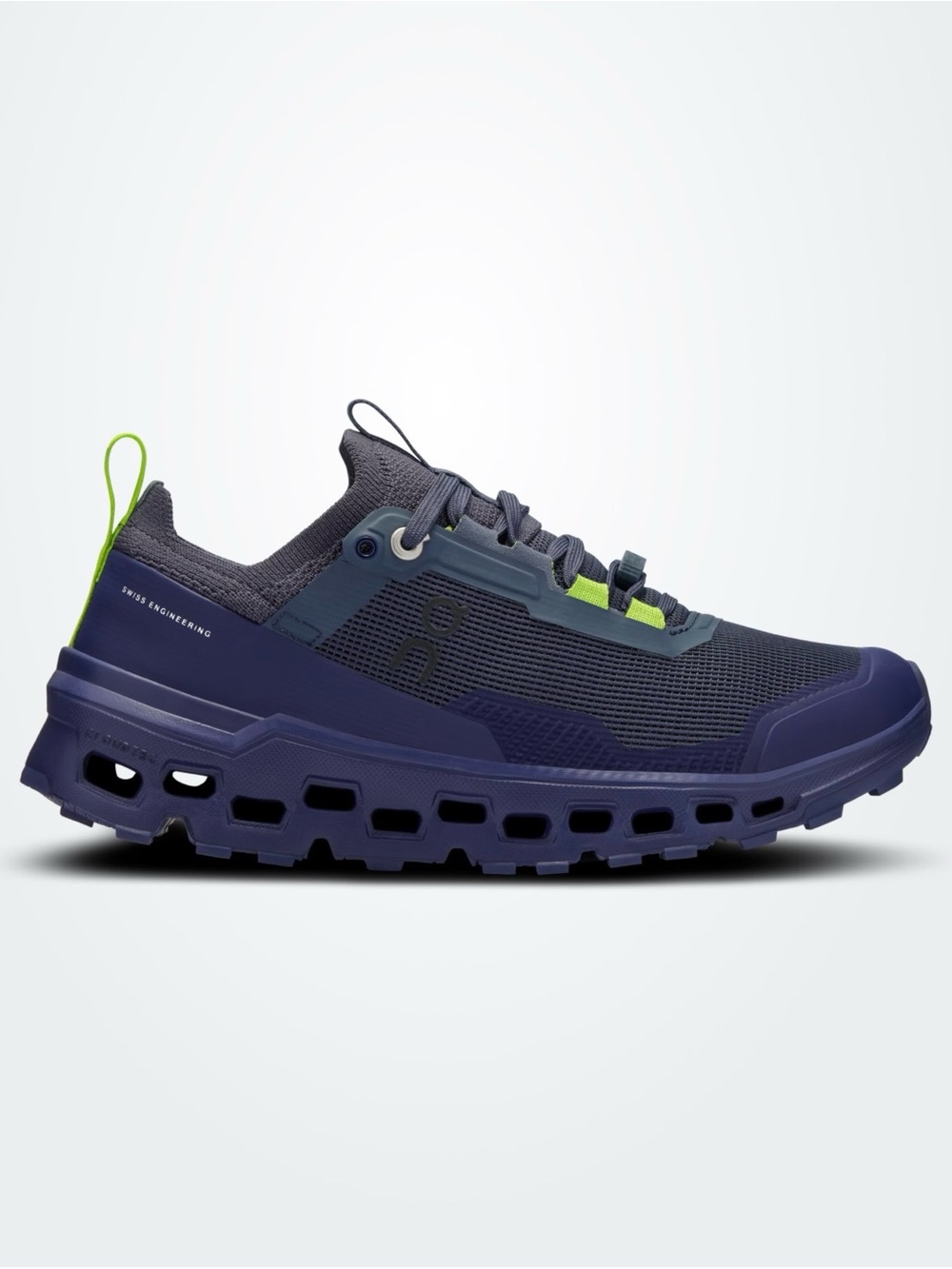 On Running Cloudultra 2 Trail Shoe in Ink Navy with Lime Accents - Women’s 8